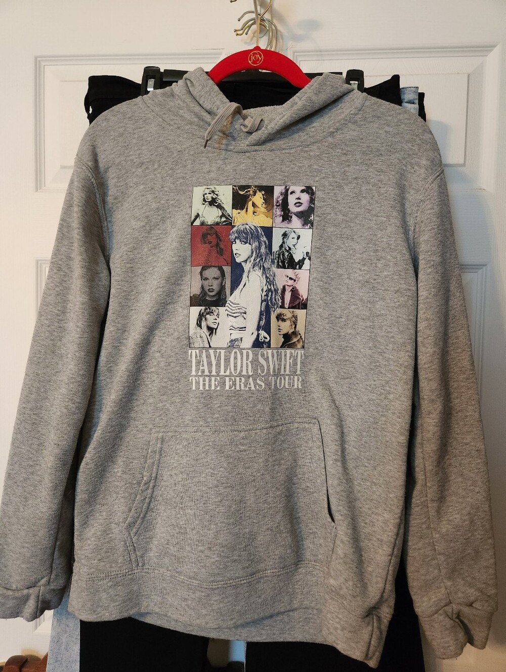 Taylor Swift Gray Eras Tour hoodie, sz S